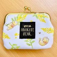 Japan Disney Winnie the Pooh Kisslock Kiss Lock Wallet Purse Bag