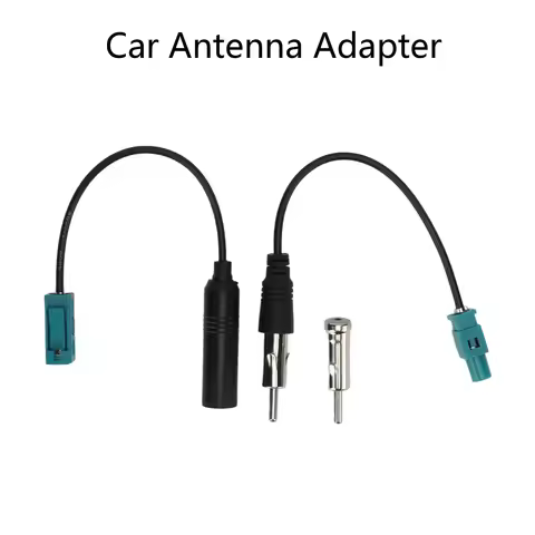 Car Antenna Aerial Adapter Plug Connector Cable Stereo HD CD Media Player Receiver For Ford Mercedes