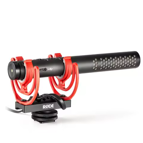 Rode Video Mic VideoMic NTG DSLR camera shotgun microphone cell phone recording microphone computer 