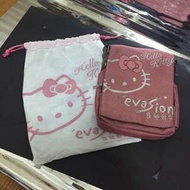 《含運》正版Hello kitty長榮假期刺繡側背包