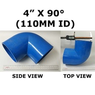 PVC ELBOW 110MM X 90° BLUE FOR CLEAN WATER ====================================== PVC ELBOW 4" X 90°