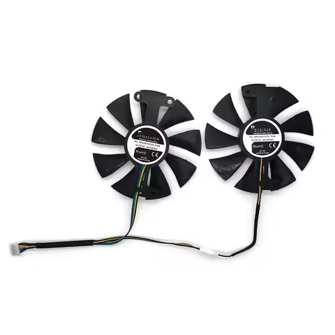 Red Devil RX470 RX480 RX580 GPU Cooler Cooling Fan For PowerColor Radeon Red Dragon AX RX 480 470 58