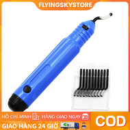 Bộ Dao Cạo Bavia Dụng Cụ Gọt Bavia NB1100 chuyên Gọt Bavia ống đồng Nhômsắt TẶNG Kèm 10 Lưỡi Dao