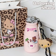 Kitty Cat แก้วน้ำรักษาความร้อนขนาดเล็ก แก้วกาแฟ แก้วนม แก้วน้ำสำหรับนักเรียน แก้วน้ำสแตนเลส 316L ควา