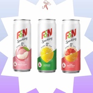 F&N Sparkling Zero Lemonade/Korean Peach/Pink Grapefruit in Can (325ML)