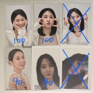 朴恩斌 PARK EUNBIN 韓律 代言小卡
