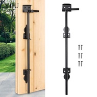 [YIJU] Gate Ground Latch Heavy Duty Iron Drop Rod Door Lock Slide Bolt Durable Latch Pin Stopper Sui
