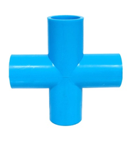 SCG สามทางตั้งฉาก สีทางบวก สีทางตั้งฉาก ห้าทาง ท่อหนา อุปกรณ์ท่อประปา PVC สีฟ้า ขนาด 1/2  3/4  1 นิ้ว