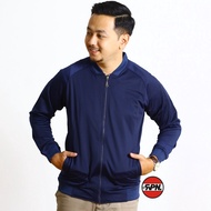Unisex plain navy semi-formal bomber varsity jacket bomber jacket