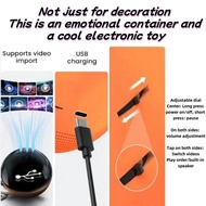 3D Crystal Ball Video Play Display Room Desktop Art Aesthetics Kawaii Children Decoration Accessorie