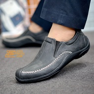 Sepatu Pantofel Pria Kulit Formal Kerja Kantor Premium Slip On Casual Nikah Fladeo Tanpa Tali Mewah