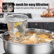 manysincerity Stainless Steel Mesh Net Strainer Basket Colander Hot Pot Boil Food Colander To Strain