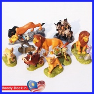 TOYSHUB Set of 9 PVC Lion King Statues – Simba | Cake Decoration & Toys Collection for Children