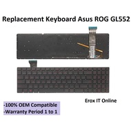 Laptop Replacement Keyboard Asus ROG GL552VW GL552 GL552J GL552JX | Asus GL552 Laptop Keyboard