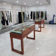 Display Cabinet Jewelry Glass Cabinet Display Cabinet Retro Museum Wenwan Antique Jade Showcase Jewe