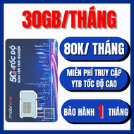 SIM Mobifone 4G 5G MXH80Y Thoải Mái Lướt Mạng Xem Video Y0utubi Mọi Lúc Không Giới Hạn Miễn Phí 1 Th