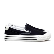 Compass Retrograde Slip On Black Shoes