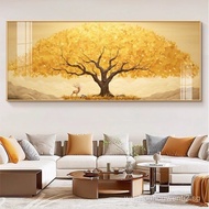 Modern Minimalist Hanging Painting Fortune Tree Dafen Oil Painting Village Living Room Decorative Pa