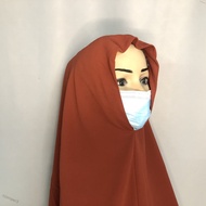 Rizsniper3 Hijab/muslim/fashion/tudung/ chiffon Scarf/fabrik/taya Beads Crown/bumiputera Seller