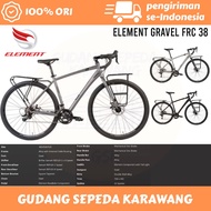 SEPEDA GRAVEL BALAP HYBRID ELEMENT FRC 38 700C TERMURAH