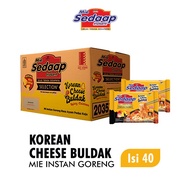 Mi Goreng Korean Cheese Buldak Sedaap 1 Dus Isi 40 Pcs / Mie Sedap Pedas 1 Karton