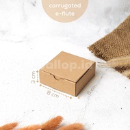 E-FLUTE 8 8 3 CM Cardboard Box Packing Online Shop Small Thick Corrugated Box Accessories