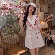 #JBS1562 “Cherry” feel it yum! Dress with Hat