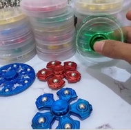 mainan anak fidget spinner besi warna spinner besi anti karat fidget hand metalik