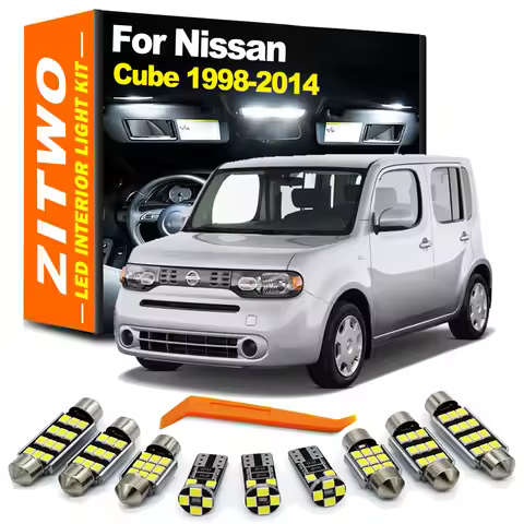 ZITWO LED Interior Light License Plate Bulb Kit For Nissan Cube Z10 Z11 Z12 1998- 2003 2005 2008 200