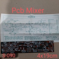 PCB Mixer audio | pcb audio mixer merk saturn | S-090