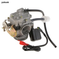 [yuksok] Carburetor Intake Manifolds Motorcycle Moped Carburetor Carb for Bike ATV