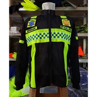 Police mesh jacket with chess combination jacket men riding jacket mesh jacket