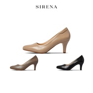 SIRENA รองเท้าหนังแท้ ส้น 3 นิ้ว รุ่น BELLE | รองเท้าคัชชูผู้หญิง