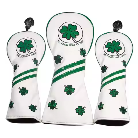 3pcs Waterproof Golf Club Head Cover Hybrid UT Wood Driver Headcover