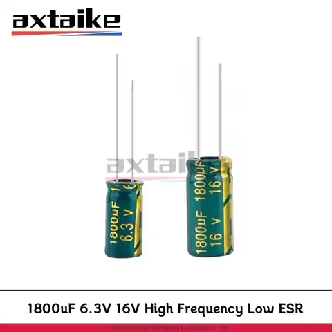 20PCS 1800UF 6.3V 10V 16V 8*16/10*20MM High Frequency Low ESR Aluminum Electrolytic Capacitor DIP