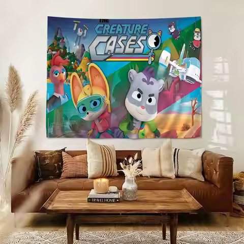 Anime The C-Creature C-Cases Printed Large Wall Tapestry Indian Buddha Wall Decoration Witchcraft Bo