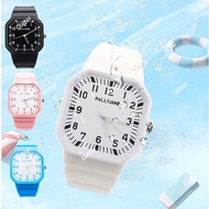 Japan by Citizen Kids Resin Analogue Watch For Student Ins Fashion Sports Unisex Silicone Strap Square Quartz Watch For Children