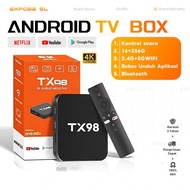 【2.2】 TX98 Android TV Box 4K 16GB+256GB Android 13.0 Smart TV Box 4K HD UHD 8K Bluetooth Kontrol Sua