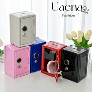UAENAU Household Insurance Box, Metal Handmade Money Box, Home Use Desktop Decoration Crafts Vertica