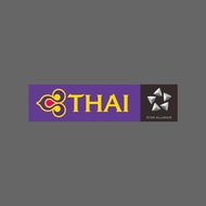 T Thai Airlines Star Alliance LOGO Company Waterproof 3M Sticker