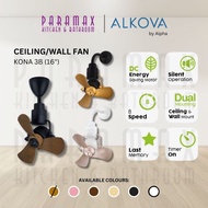 ALPHA Alkova Kona DC Motor Ceiling Fan 3 Blades (16")