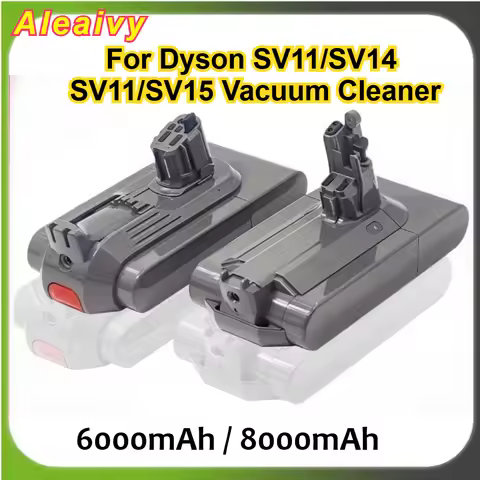 8000mAh 25.2V Battery Packs for Dyson SV14 SV15 Vacuum Cleaner Fluffy SV15 V11 Absolute Extra V11 Ab