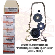 ORIGINAL SYM E-BONUS 110/EBONUS/BONUS110-SR/SPORT BONUS/BONUS SPORT110/25H RANTAI KECIL TIMING CHAIN