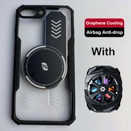 For iPhone 8 Plus Graphene Heat Dissipation Case For iPhone 7 Plus Breathable Cooling Back Cover For iPhone 7Plus 8Plus Casing
