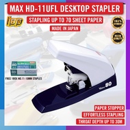 MAX Vaimo 80 Flat Clinch Compact Heavy Duty Stapler (HD-11UFL)