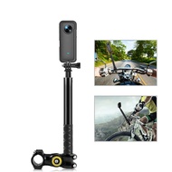 Motorcycle Bicycle Panoramic Monopod Invisible Stand for GoPro 11 10 9 Insta 360 X3/ONE X2/ONE R/ONE RS DJI Moto Action Camera Accessory