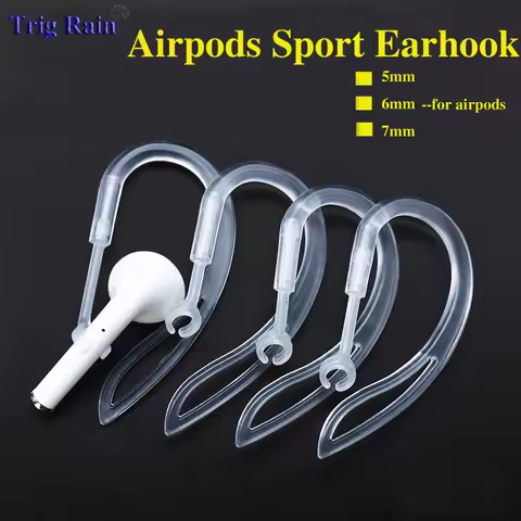 Bluetooth Earphone silicone Earhook for airpods 1/2 earpods Loop Clip Headset Ear Hook Replacement H