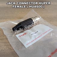 Jack Canon XLR Huper Female (cewek) HUPER HUA-600 / HUA600 Original