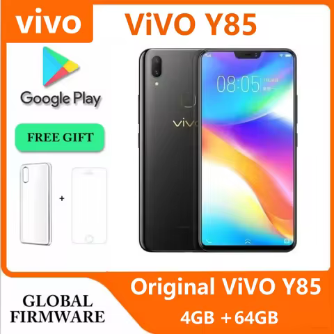 Original VIVO Y85 Smartphone Global Rom Android Unlocked 6.26'' 4GB 64GB Camera 13MP All Colors in G