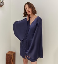 Threep Julia Mini Dress in navy.